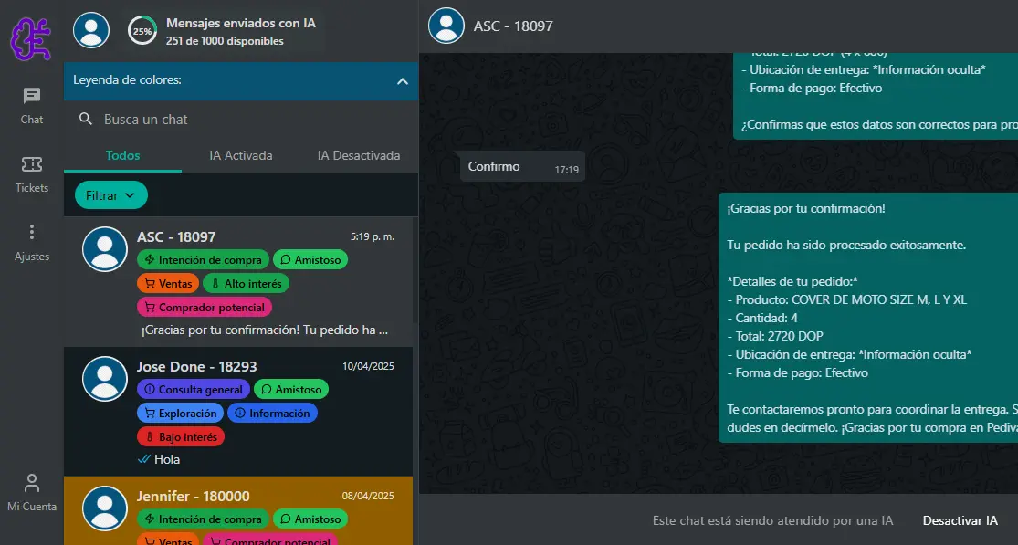 Wabibot Interface